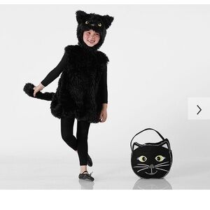 Pottery barn kids cat costume,size 2T/3T